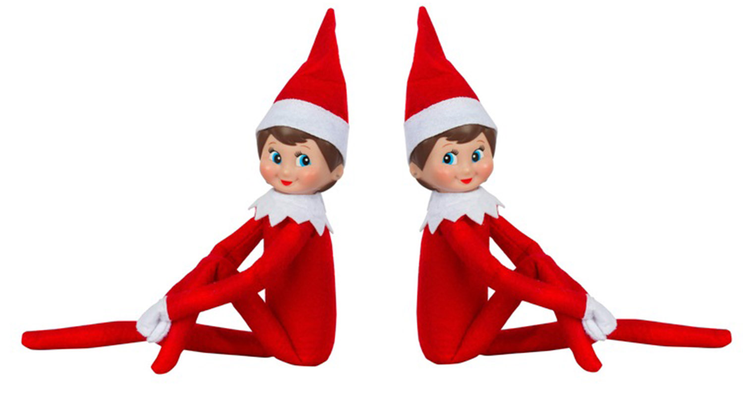 Blonde hair elf on the shelf