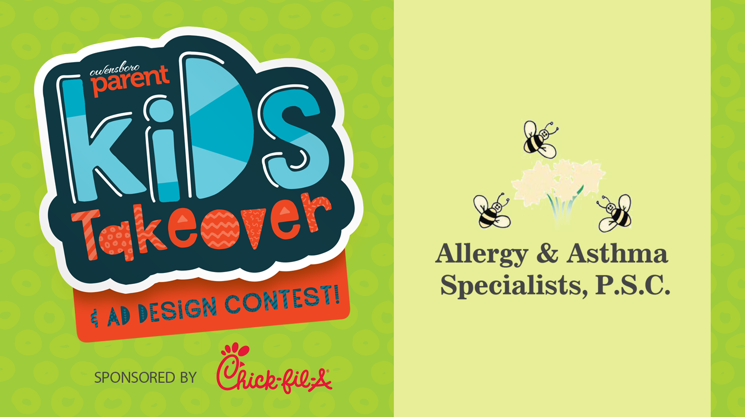 2018 Kid’s Takeover Ad Design Contest Allergy & Asthma Specialists Ad