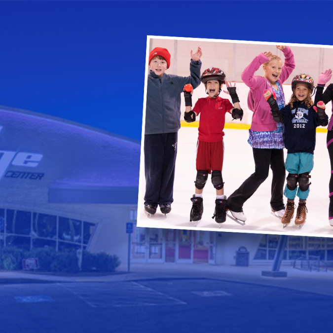 Picture of 7 Kids Skating on Ice