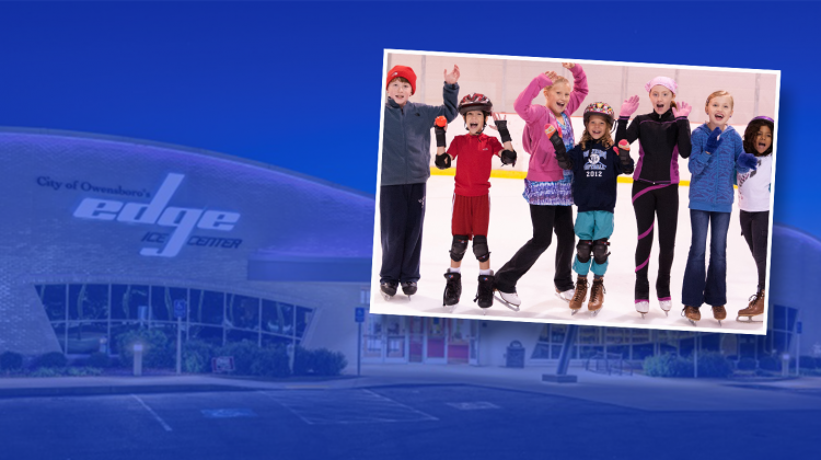 Picture of 7 Kids Skating on Ice