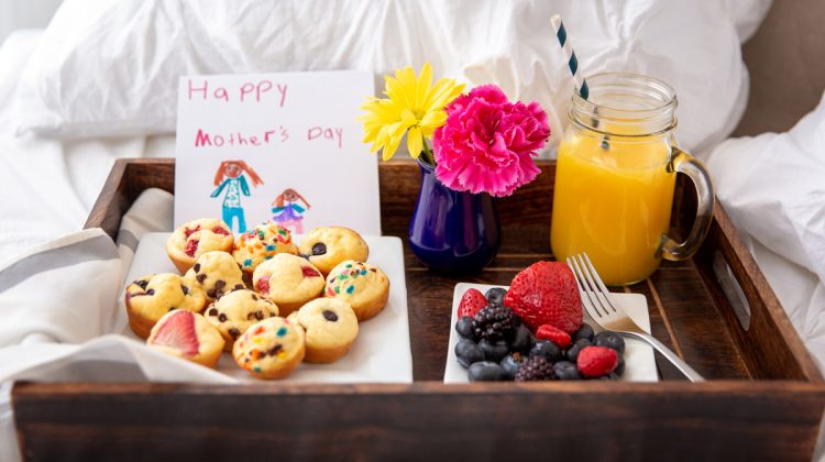 Child's Handmade Breakfast for Mom on Mother's Day