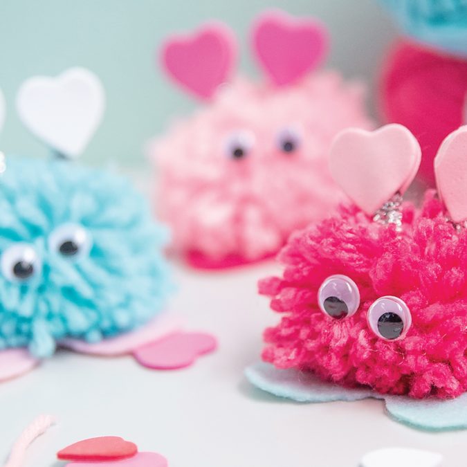 Love bug Valentine's Day craft