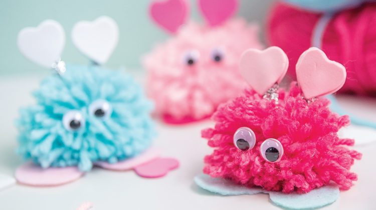 Love bug Valentine's Day craft