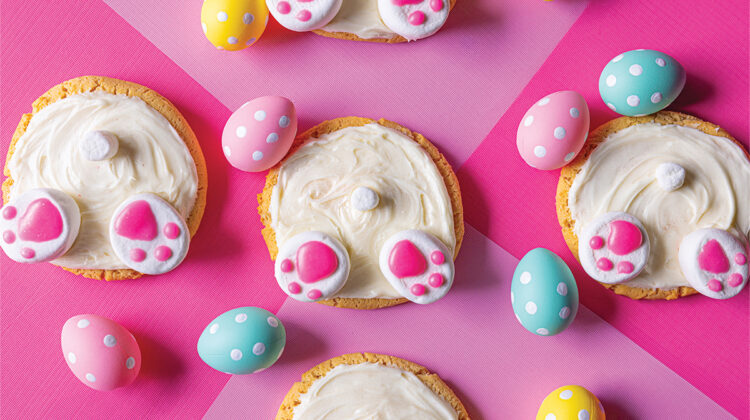 Bunny Butt Easter Cookies