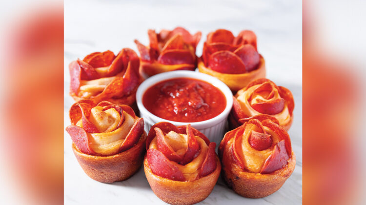 Pepperoni Pizza Roses