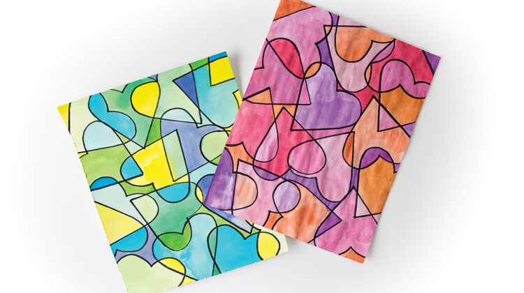 Watercolor HeART Activity